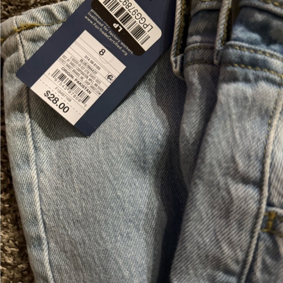 Universal Thread Blue Flare Wide Leg Jeans - Picture 3 of 5